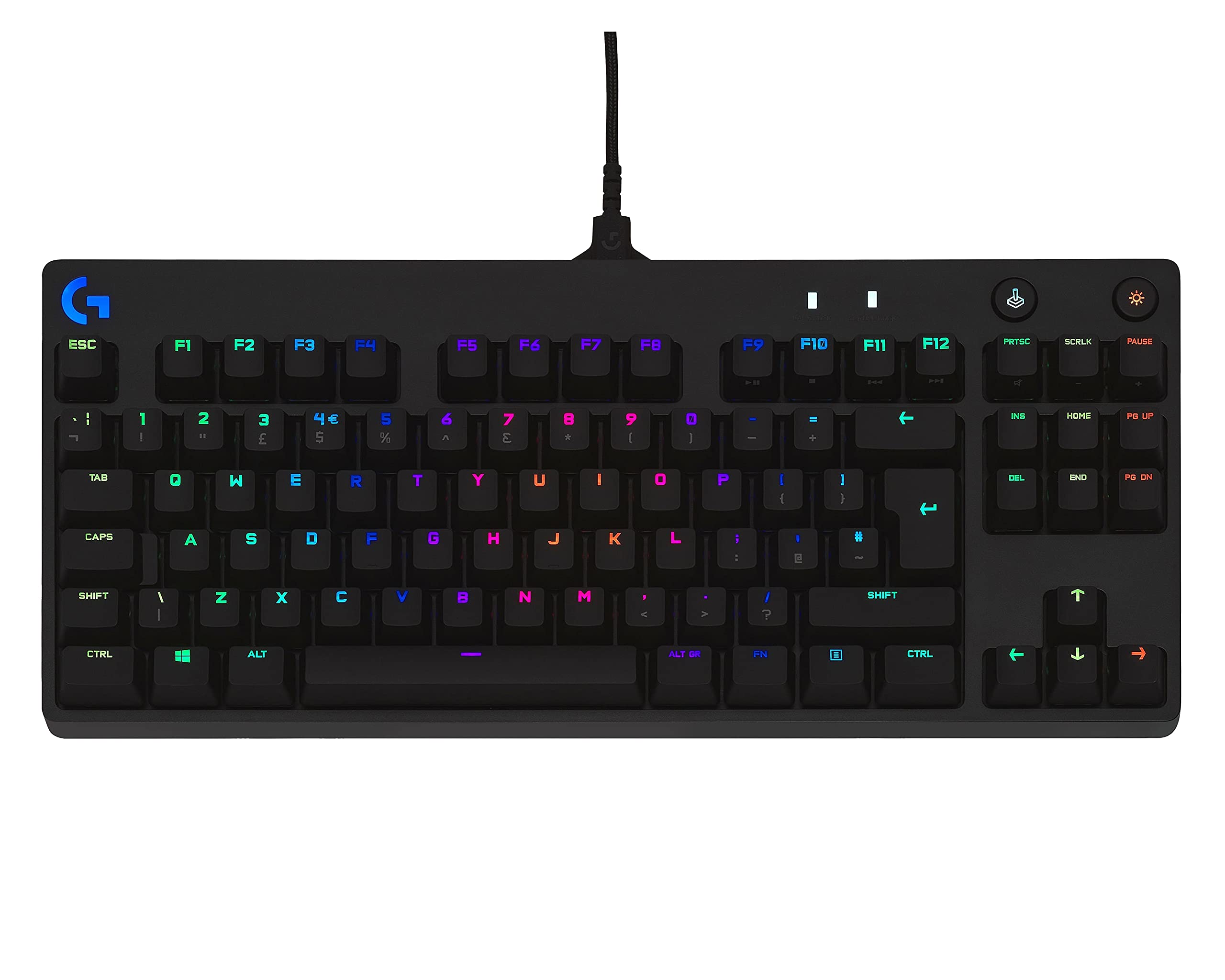 Logitech G Tenkeyless Keyboard GX Blue Clicky TKL Black